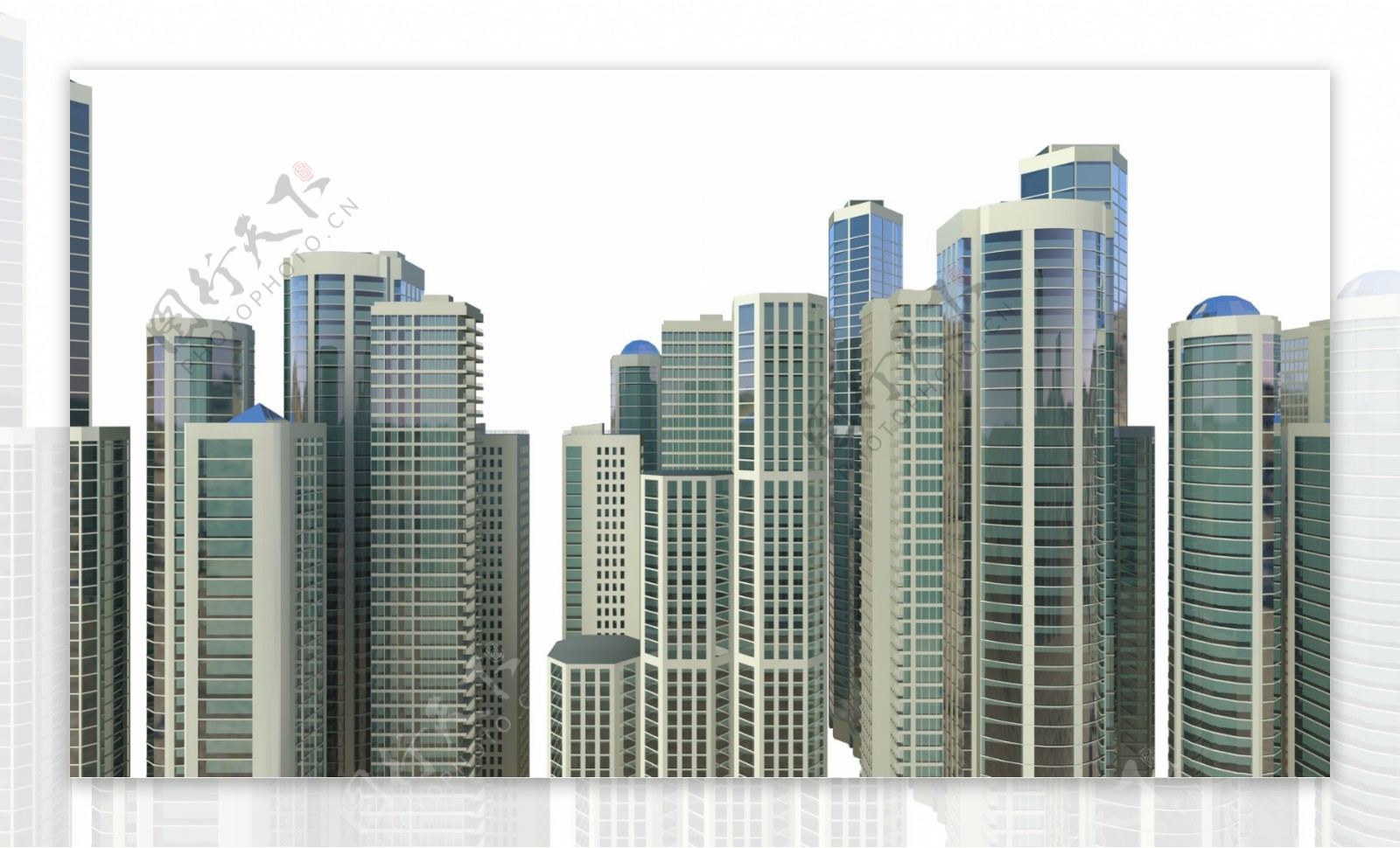高楼的建筑模型图片