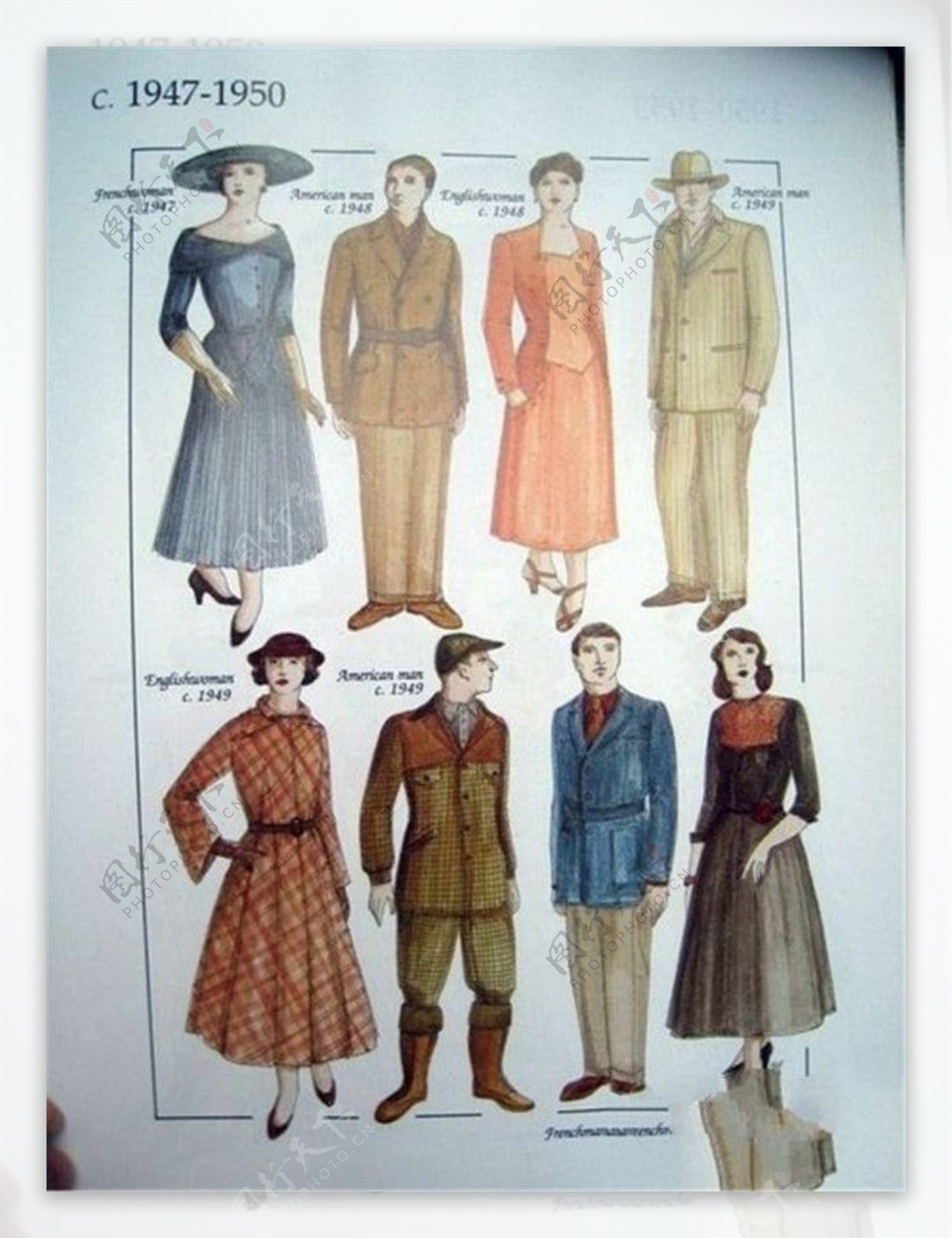 8款时尚欧式服装设计图