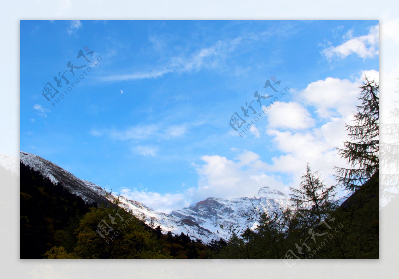雪山风景摄影图片