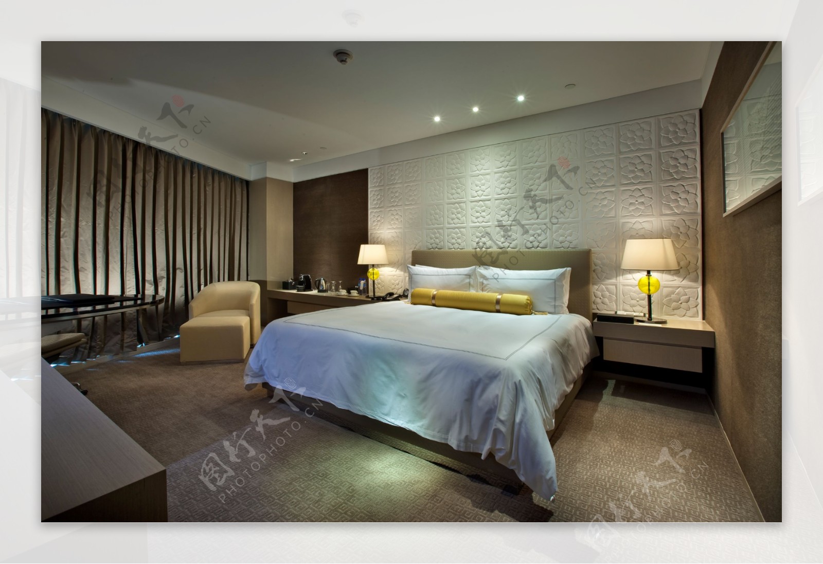上海浦东洲际酒店卧室设计图片