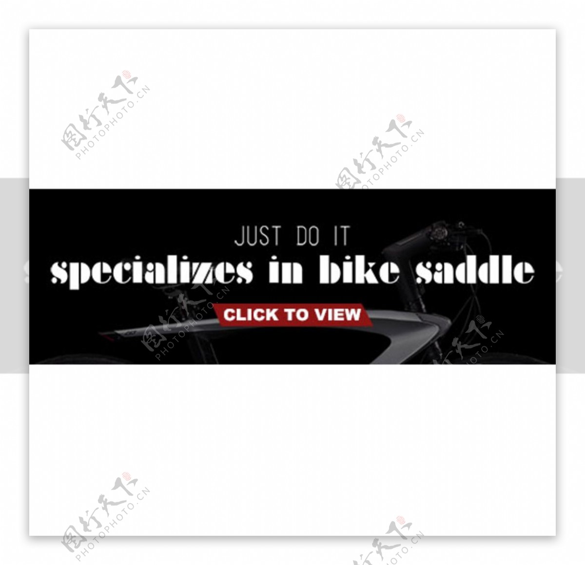 黑色自行车骑行户外运动大图海报