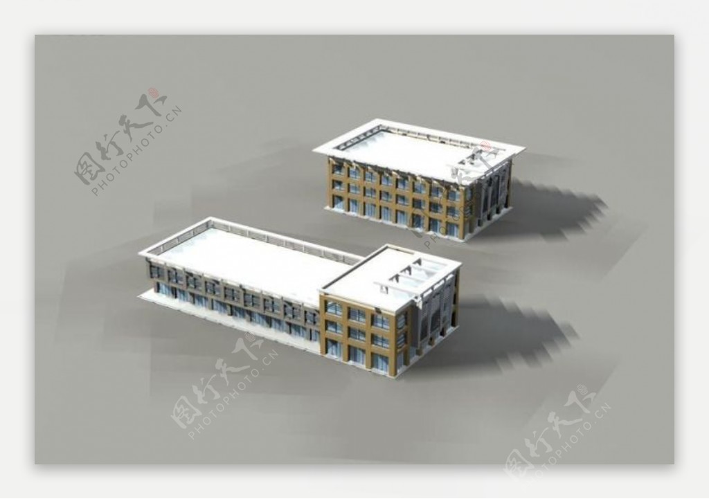 MAX商业大厦3D模型