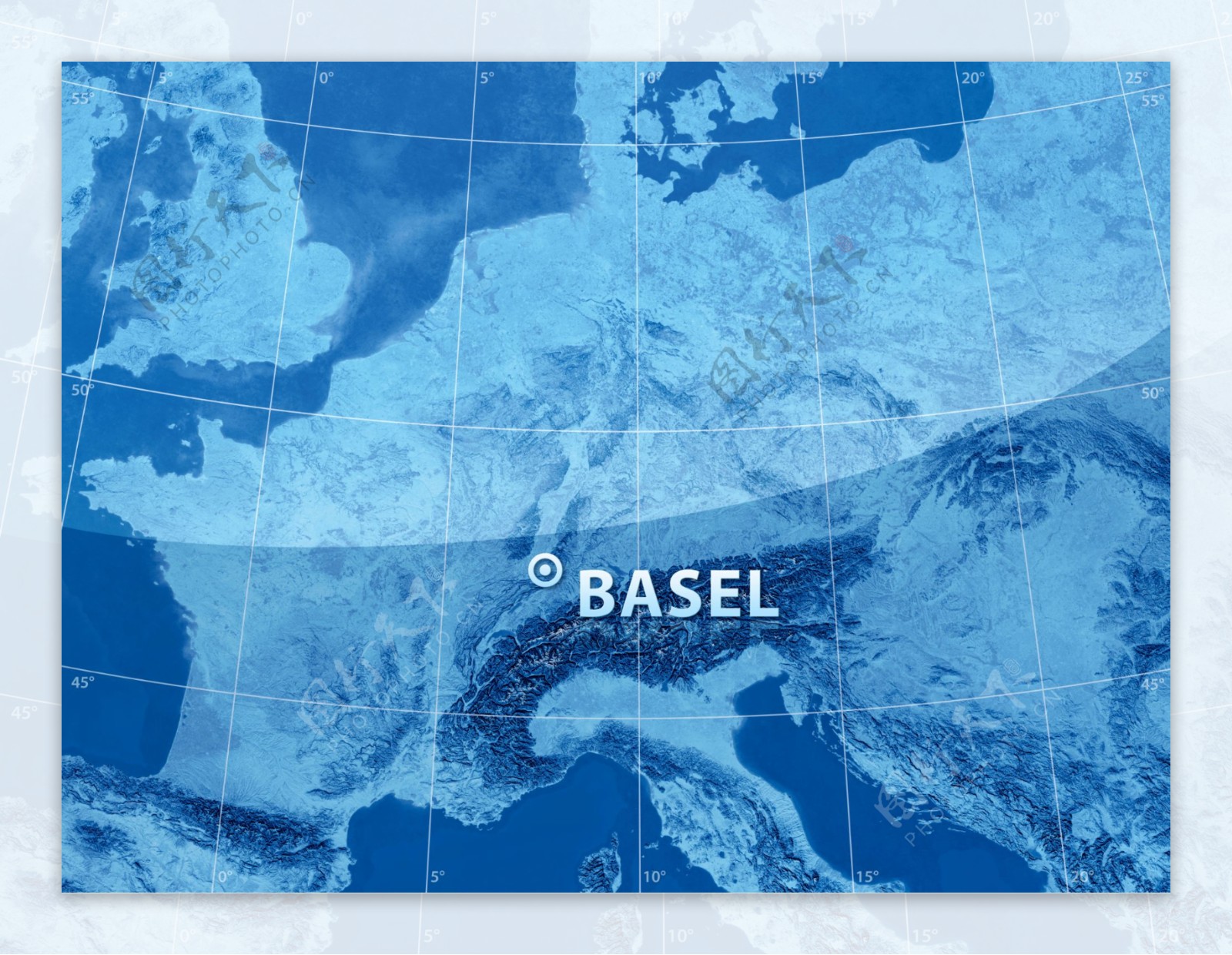 巴塞尔地图图片