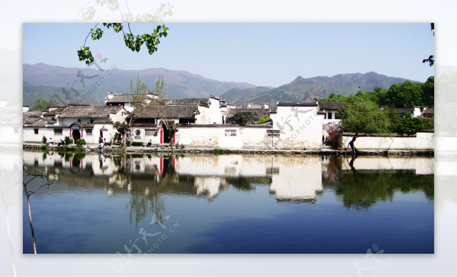 乡村古建筑风景图片