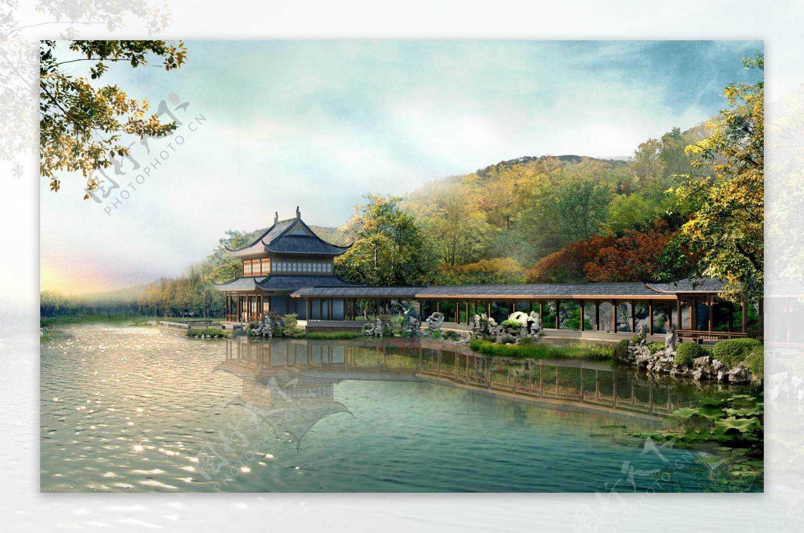 中国古典园林景观图片