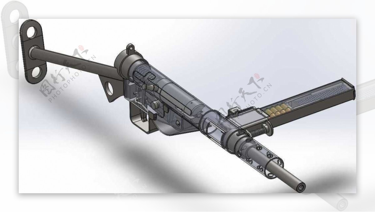 斯登MK2冲锋枪机械模型