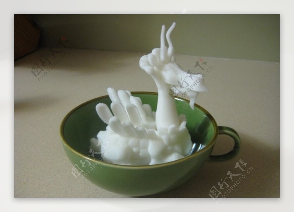 茶杯舞龙3D打印模型