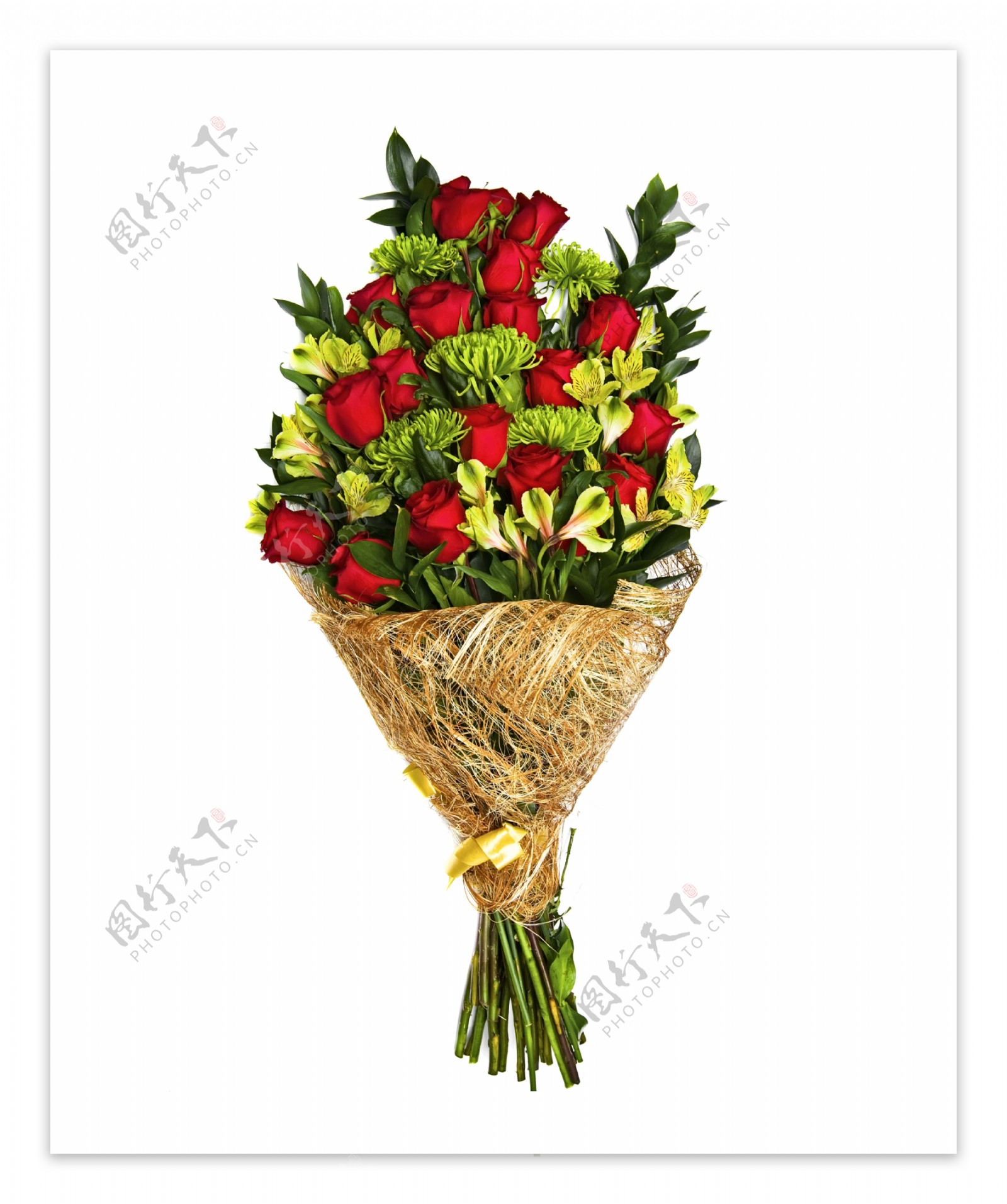 美丽的玫瑰花花束图片