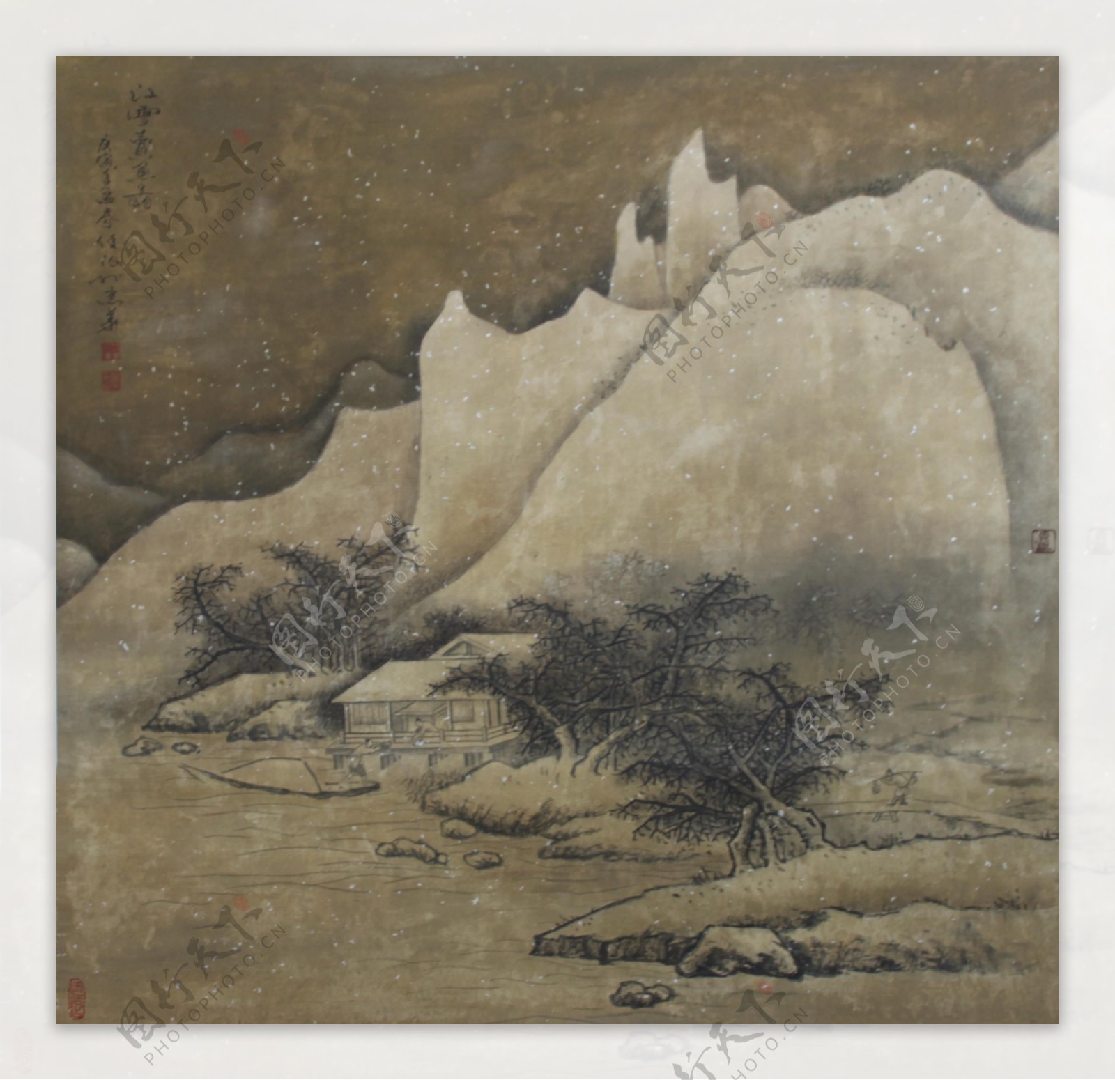 中国古典山水名画图片