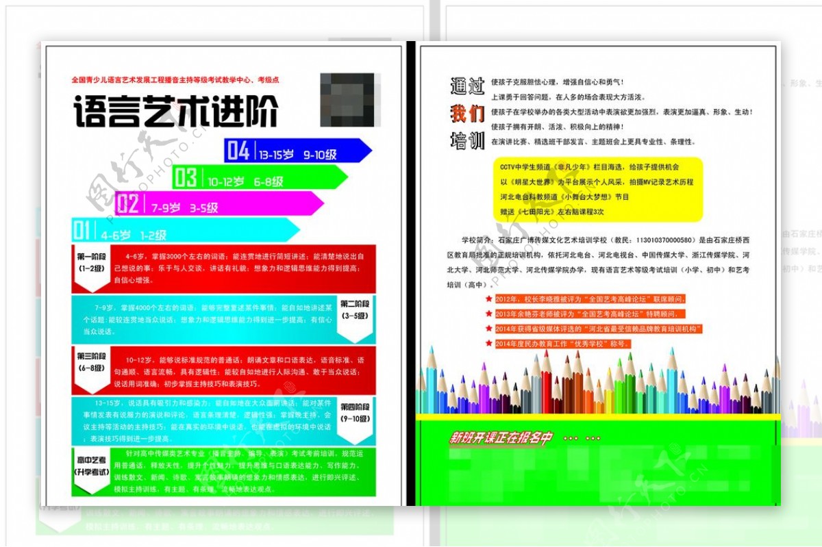 少儿培训宣传单