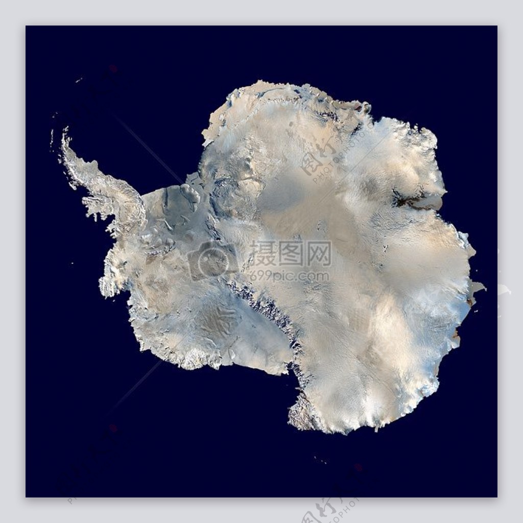 南极卫星图像