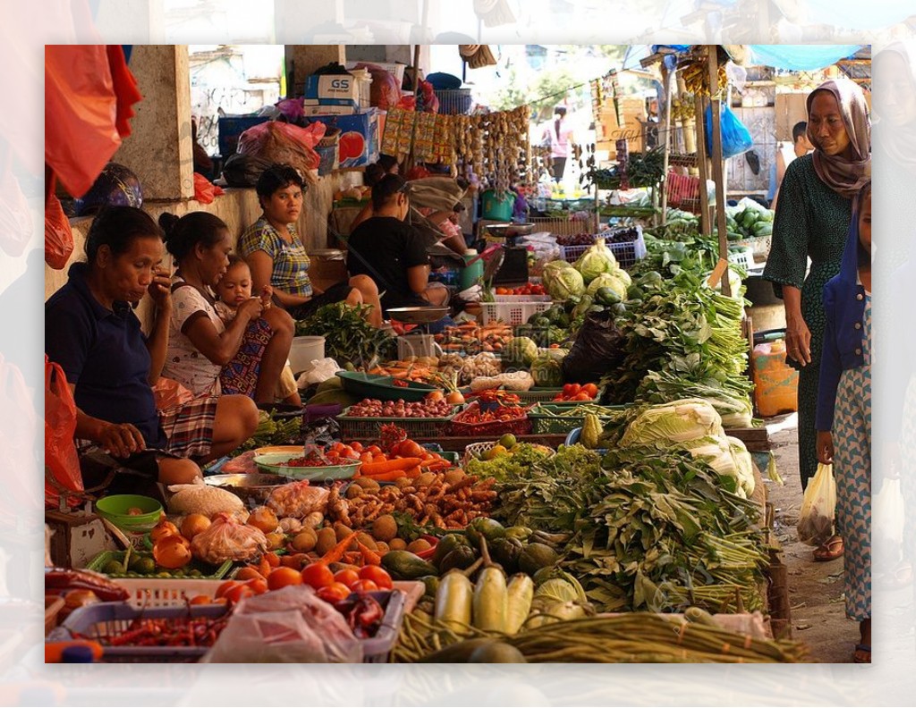 印度尼西亚菜市场