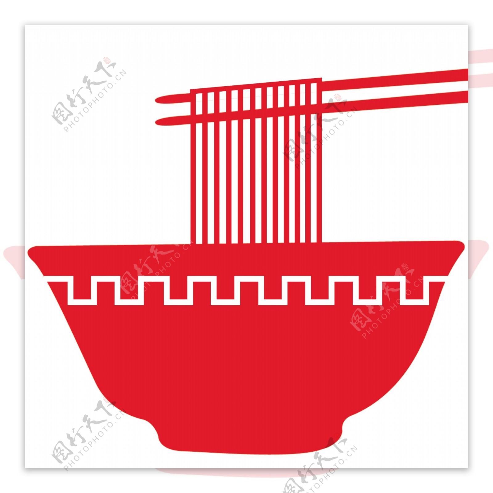 餐厅碗筷素材