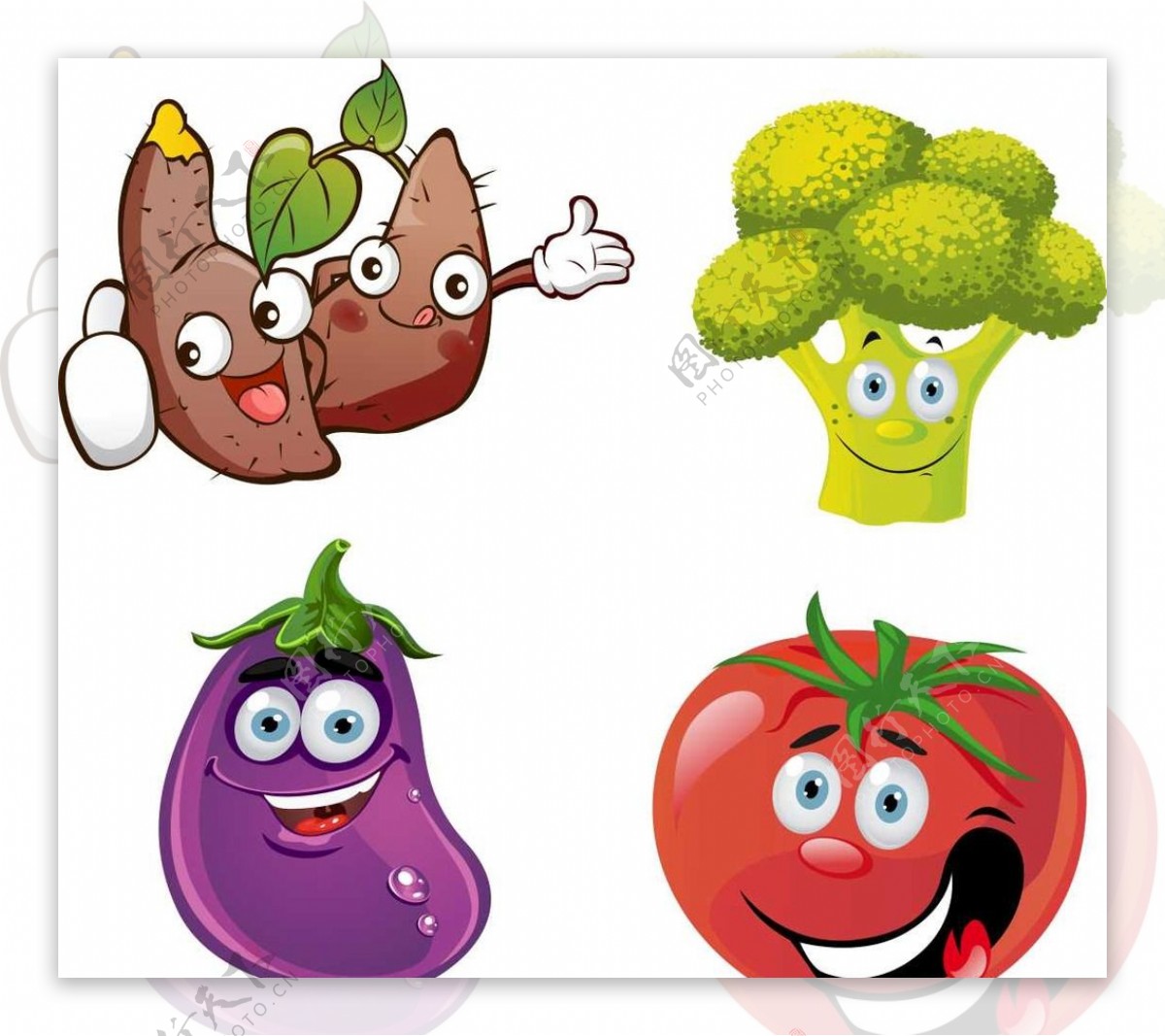 蔬菜卡通素材
