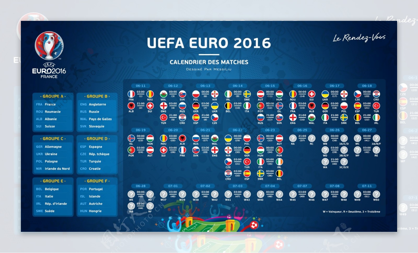 欧州杯对阵图图片