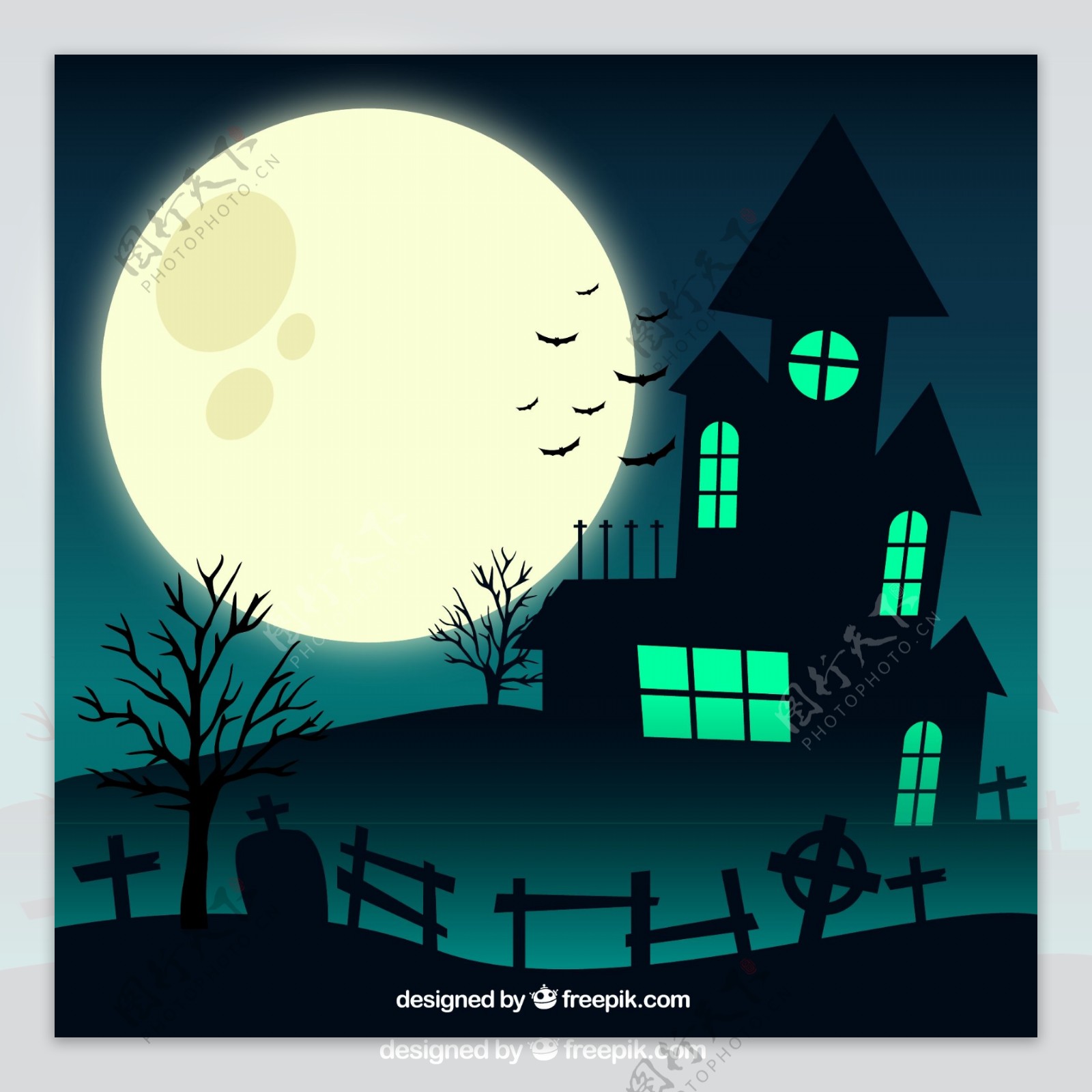 可怕的房子大月亮