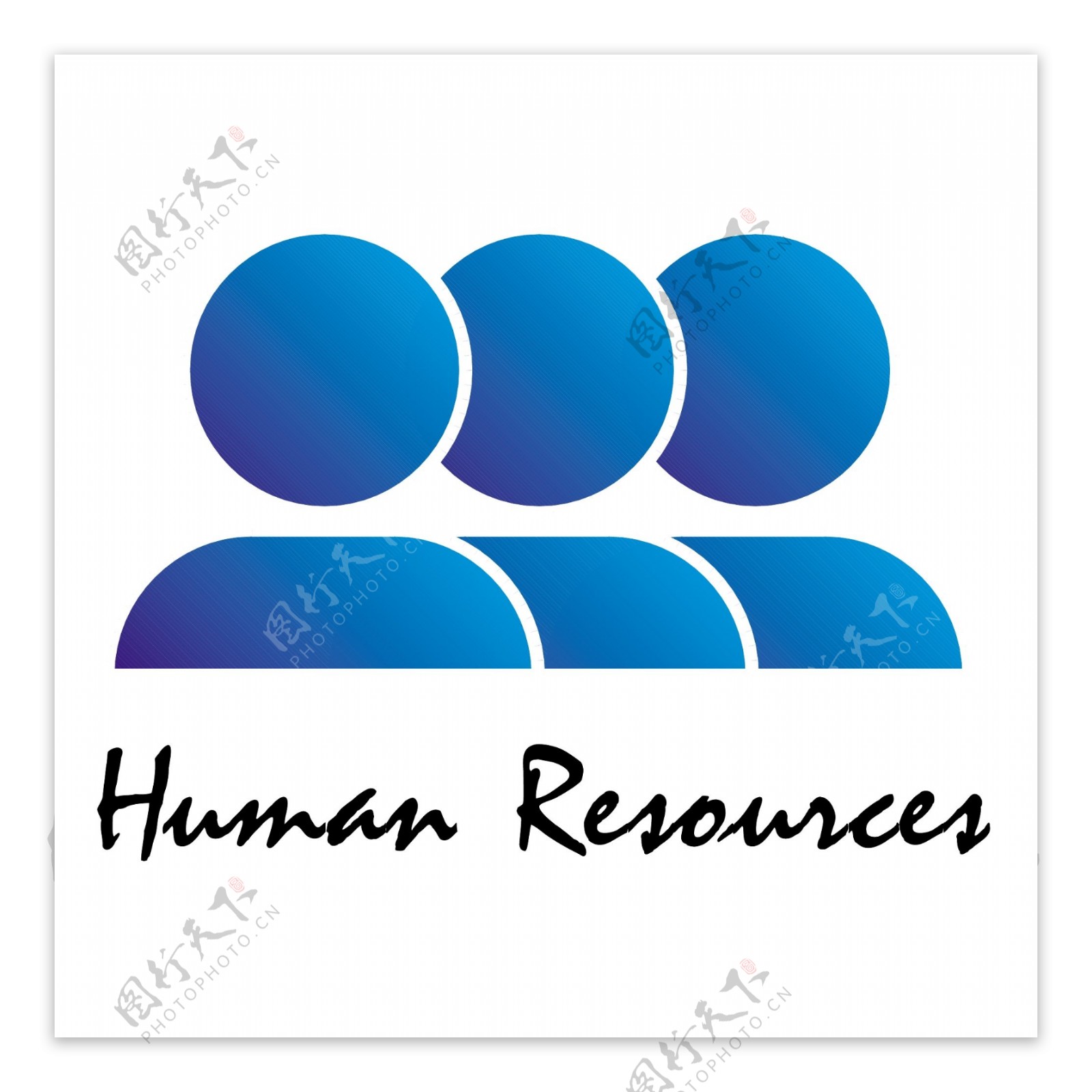 蓝色创意logo设计