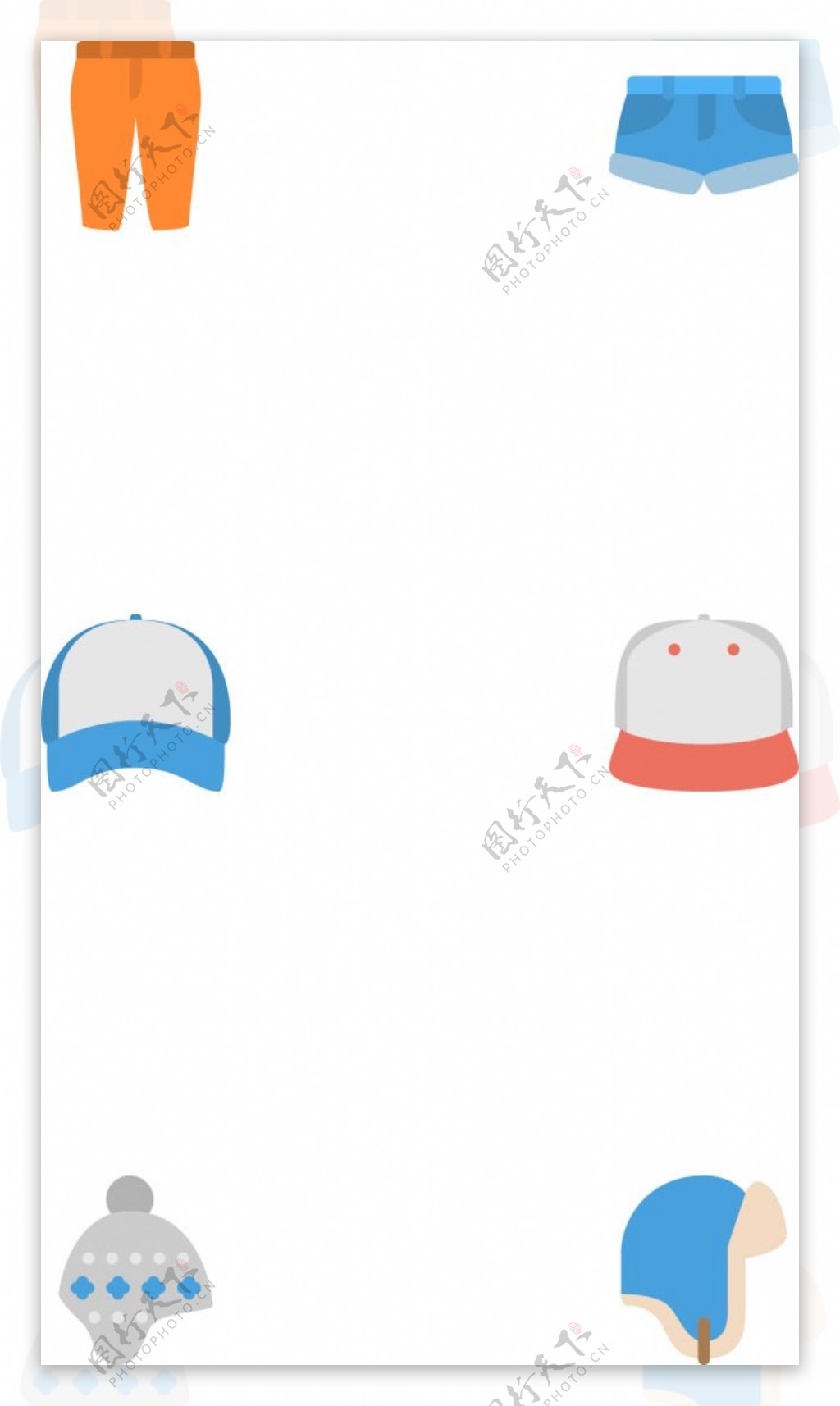 帽子服装类精致矢量图标ai源文件彩色