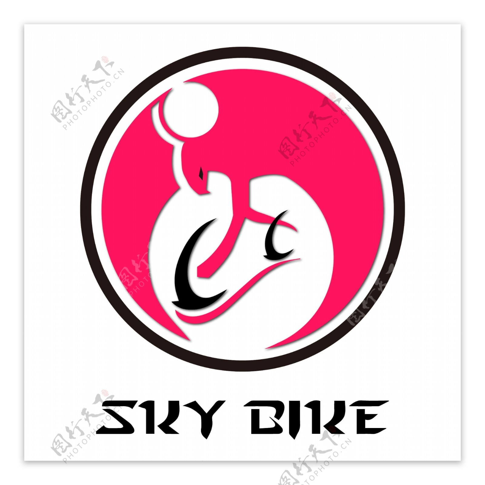 霸气自行车logo