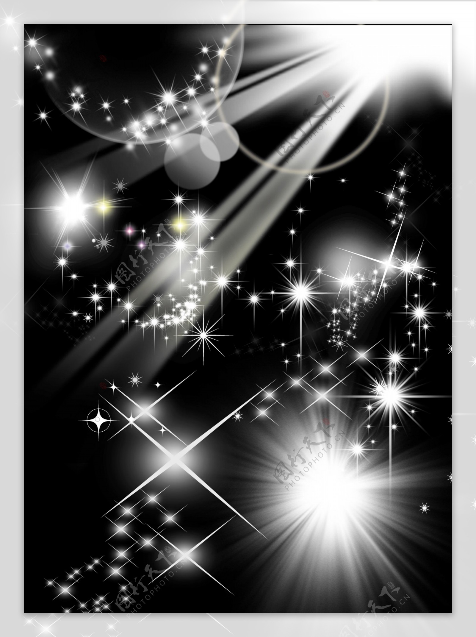 星光PS素材星光射线闪光素材星星