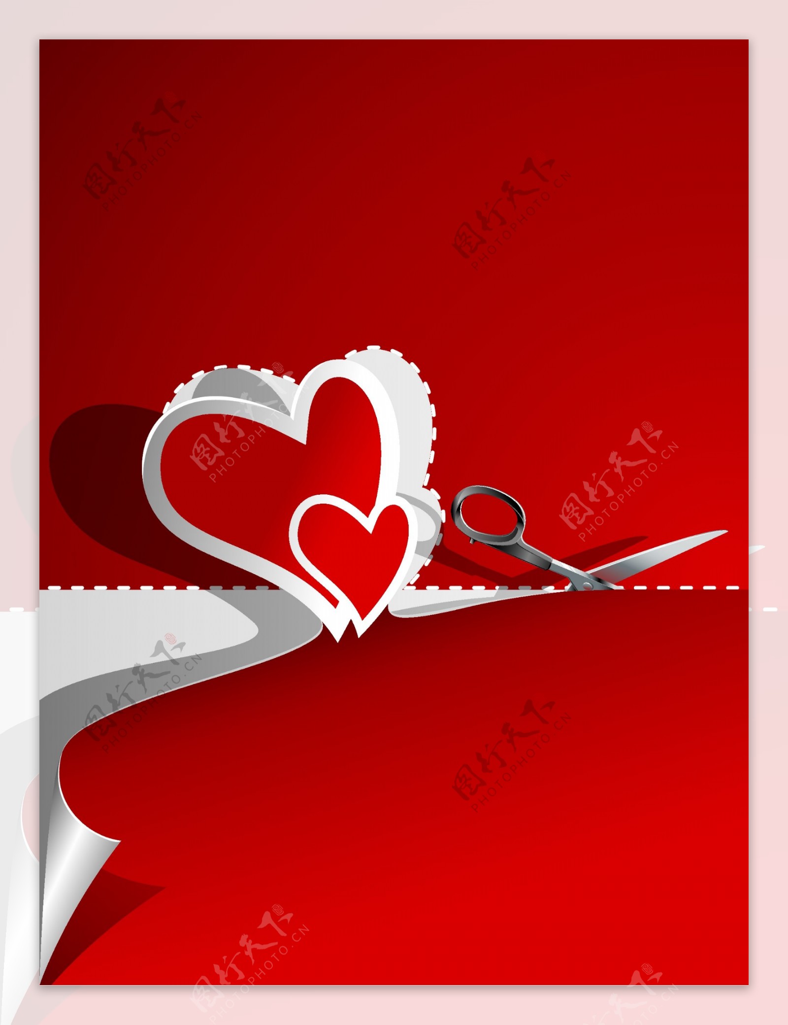 浪漫红色爱情图标