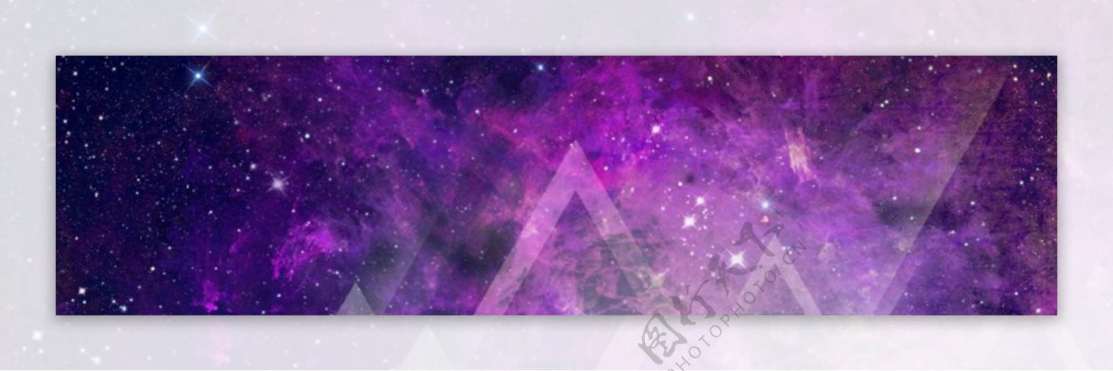 紫色光斑banner背景