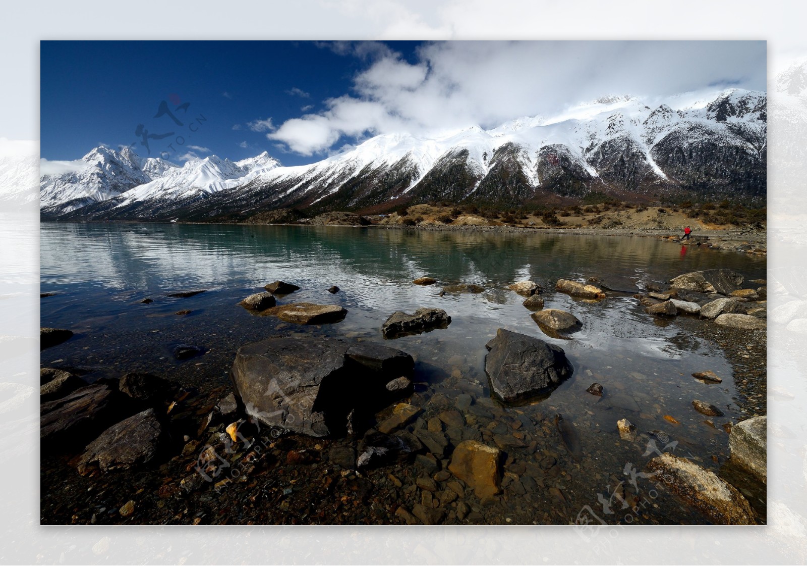 西藏然乌湖风景