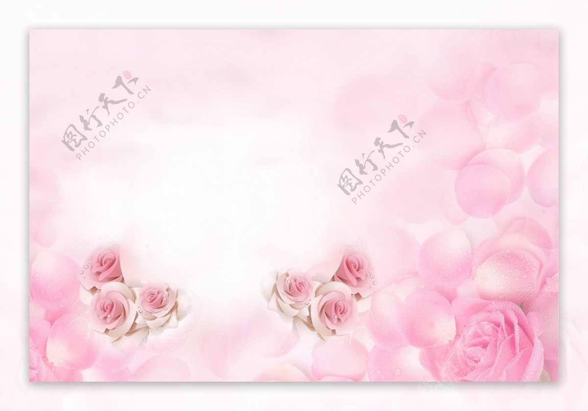 粉色化妆品护肤品海报banner背景素材