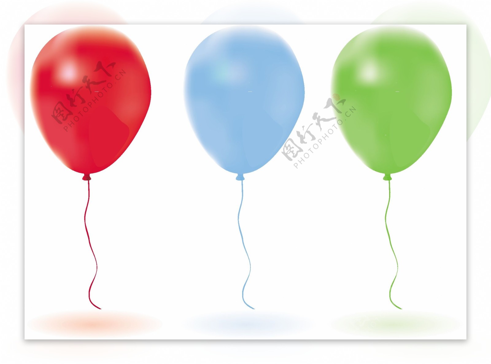 氢气球矢量素材
