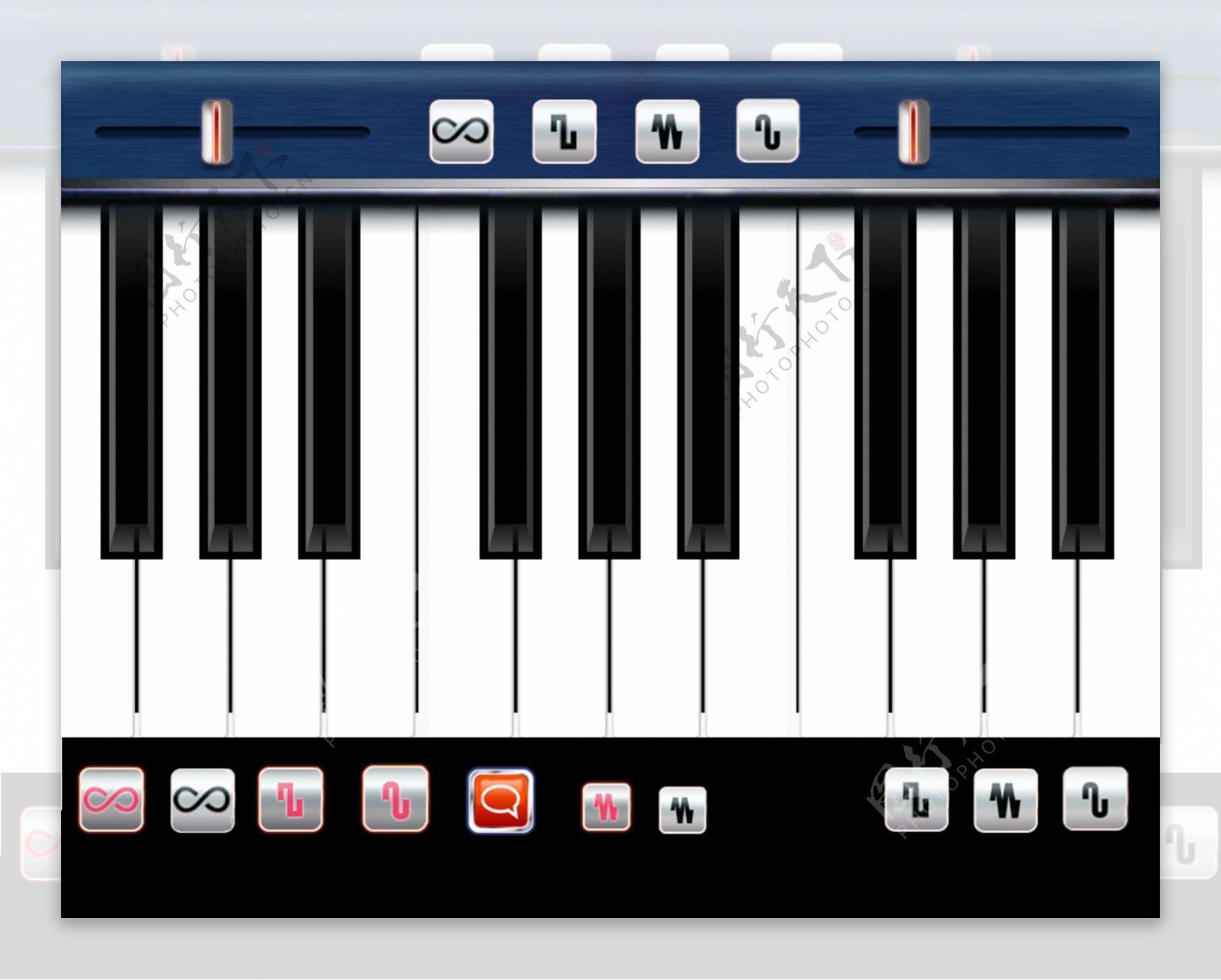 钢琴软件界面设计