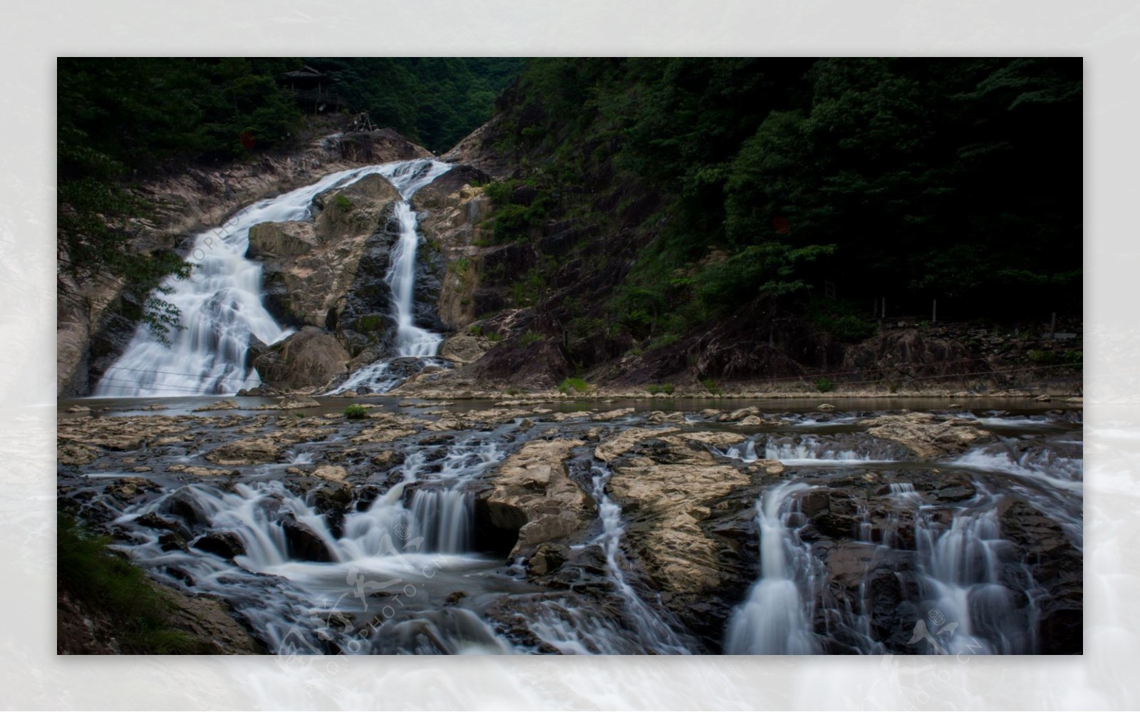 福建九龙漈瀑布风景