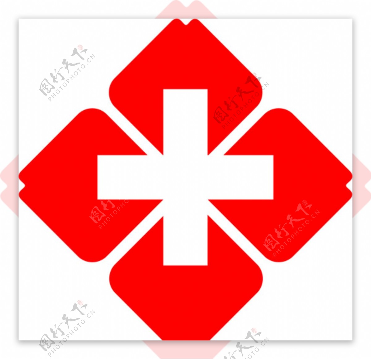 矢量红十字标志