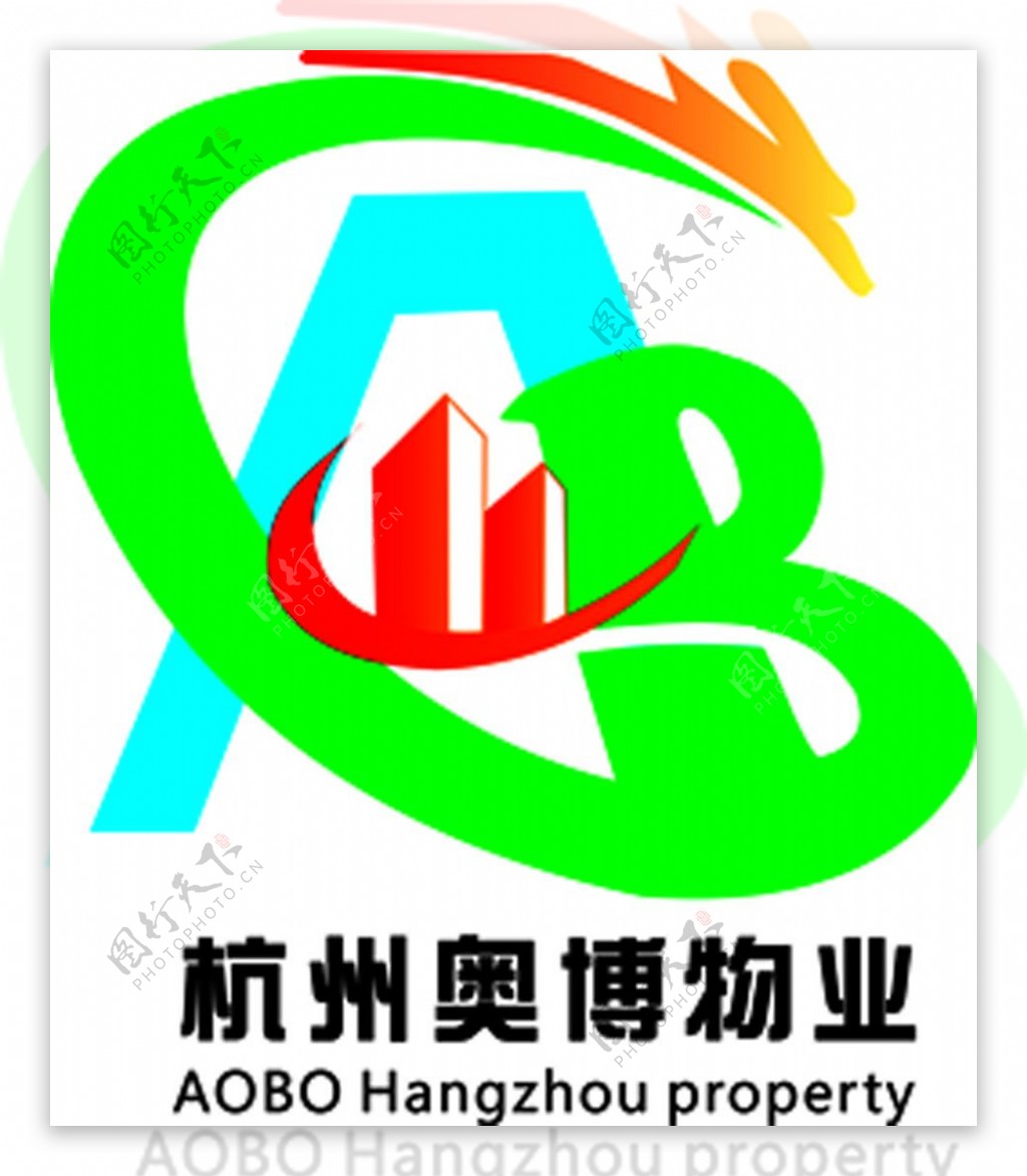 杭州奥博物业logo