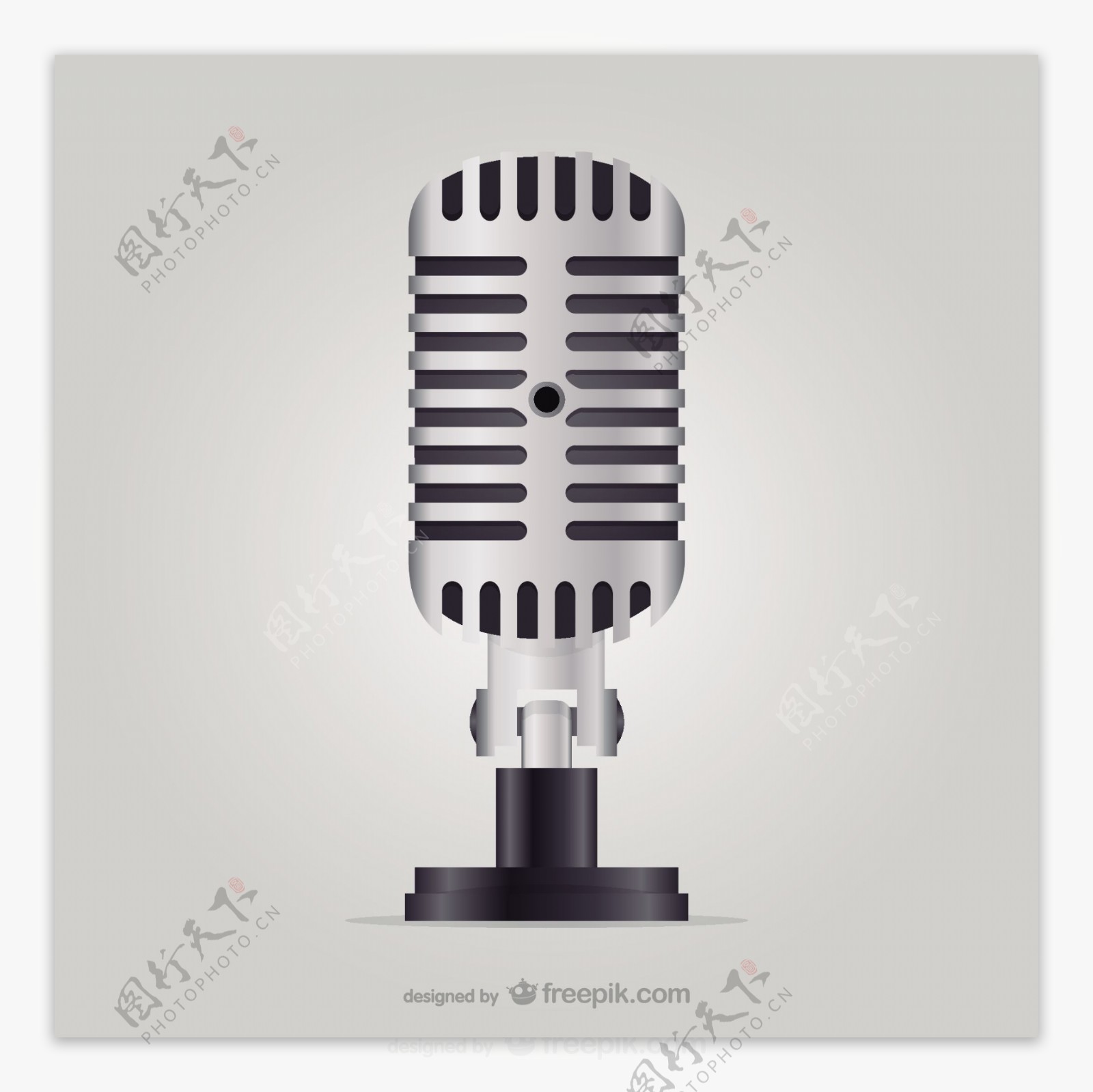 Round Microphone Vintage Microphone Microphone Design Minimalist Microphone PNG , круглый ...