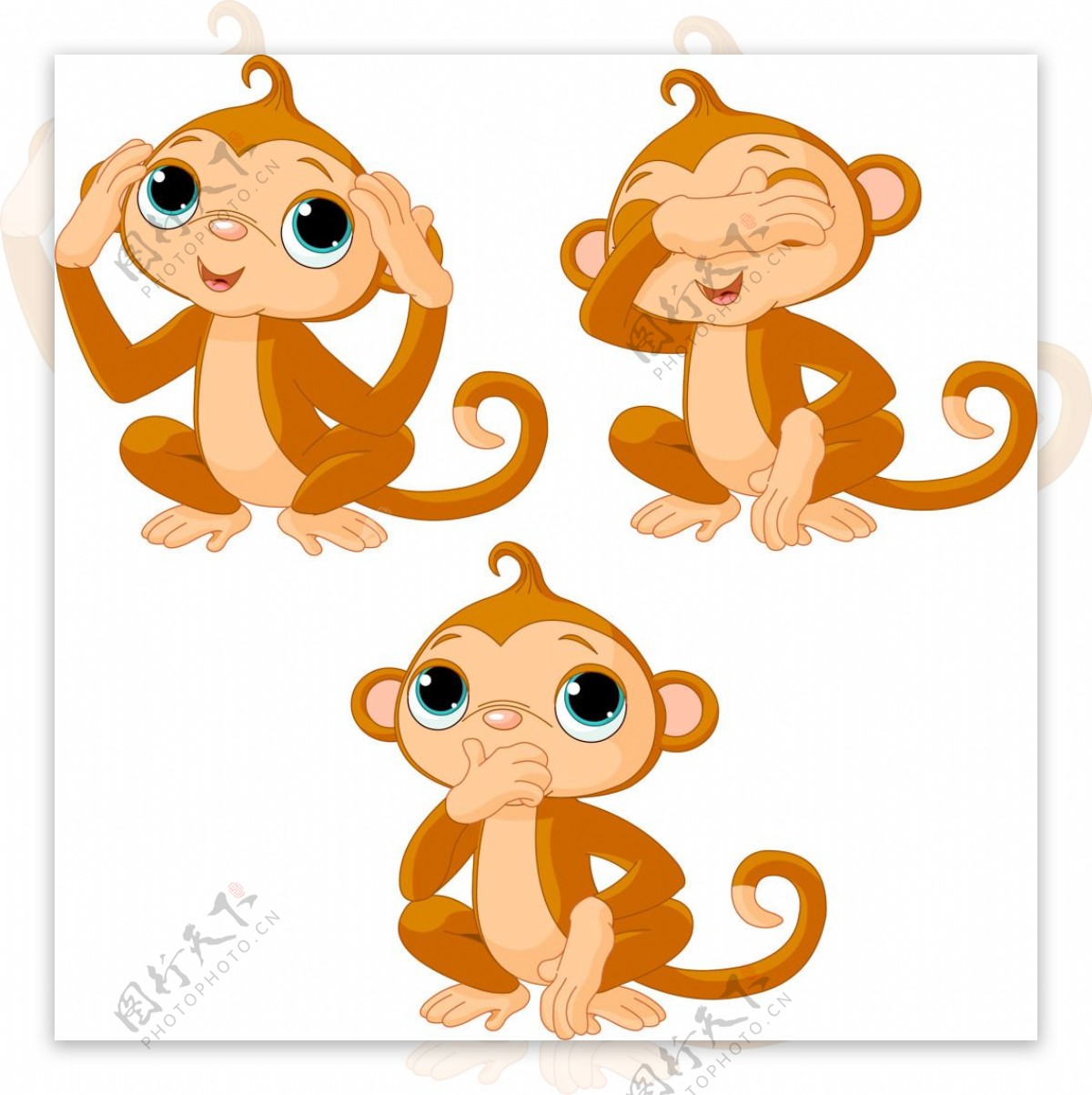 2016年卡通小猴子图片
