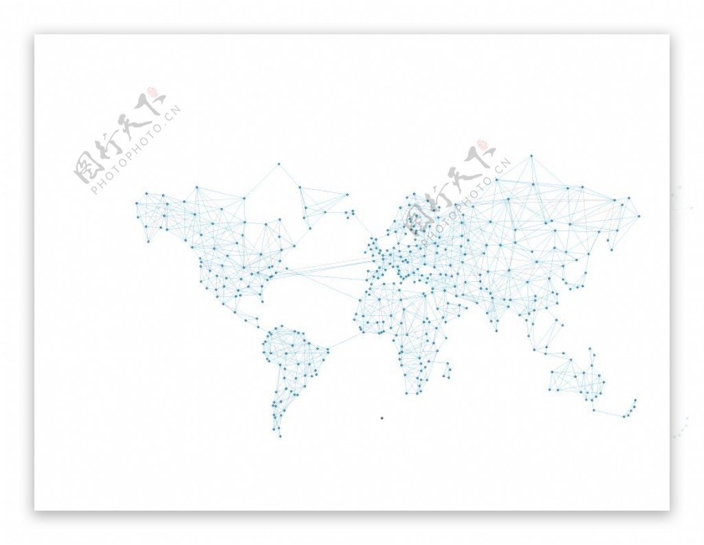 全球信息分布图
