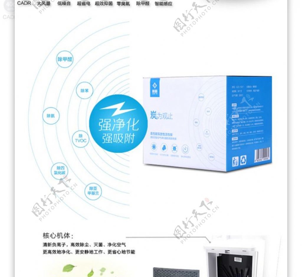 空气净化器详情页