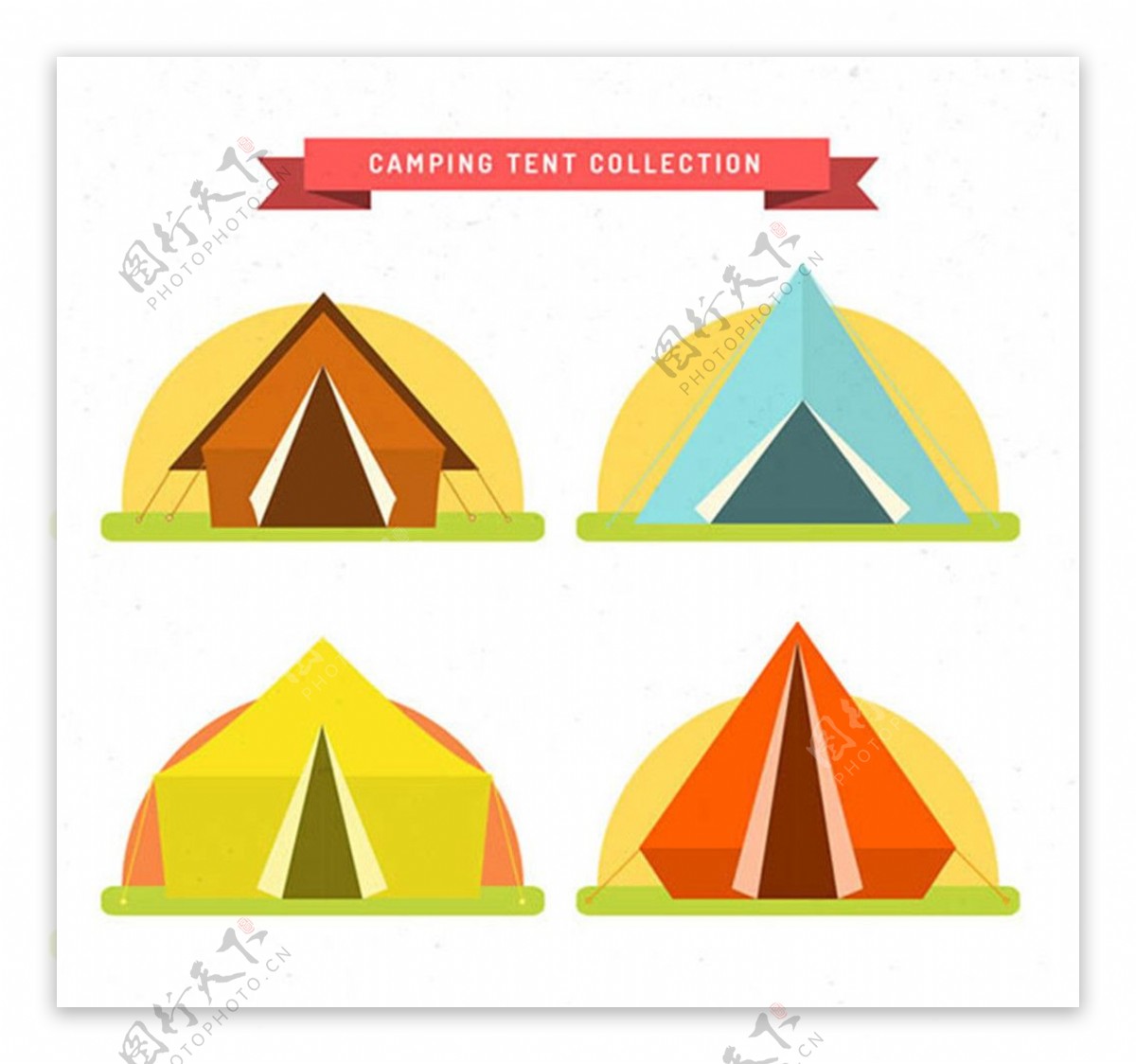 夏季野营帐篷