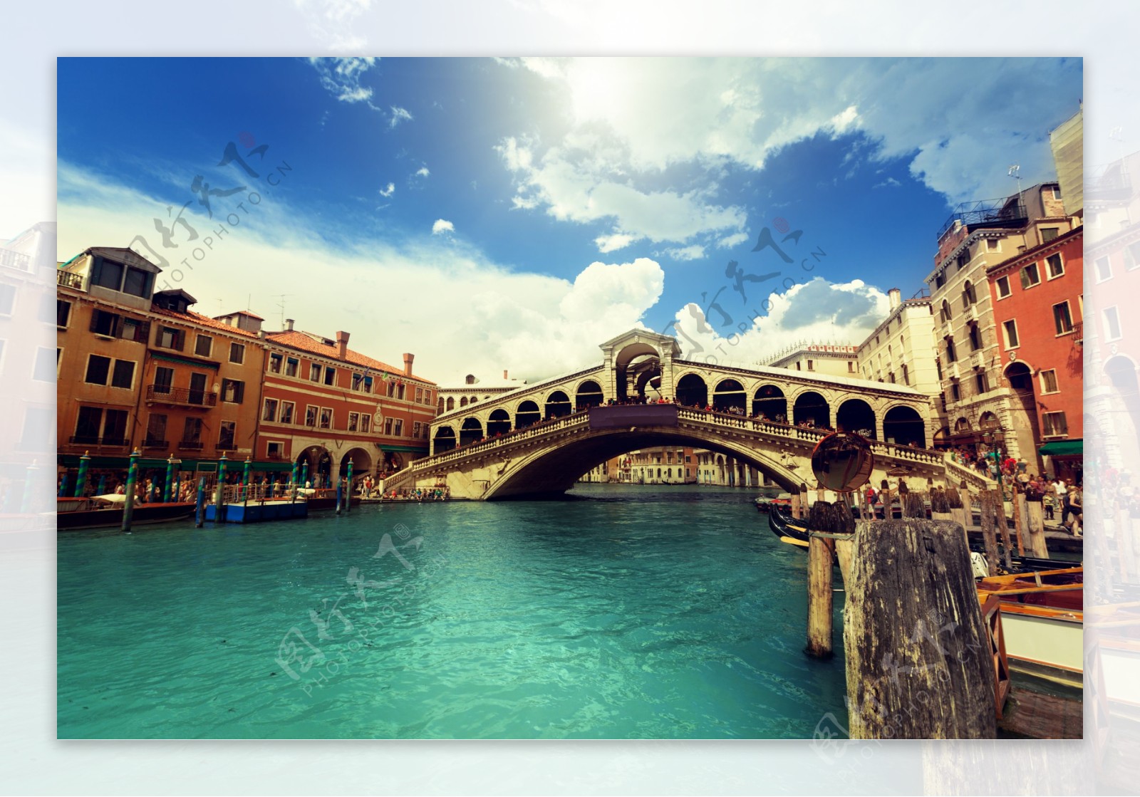 威尼斯美丽的桥梁图片