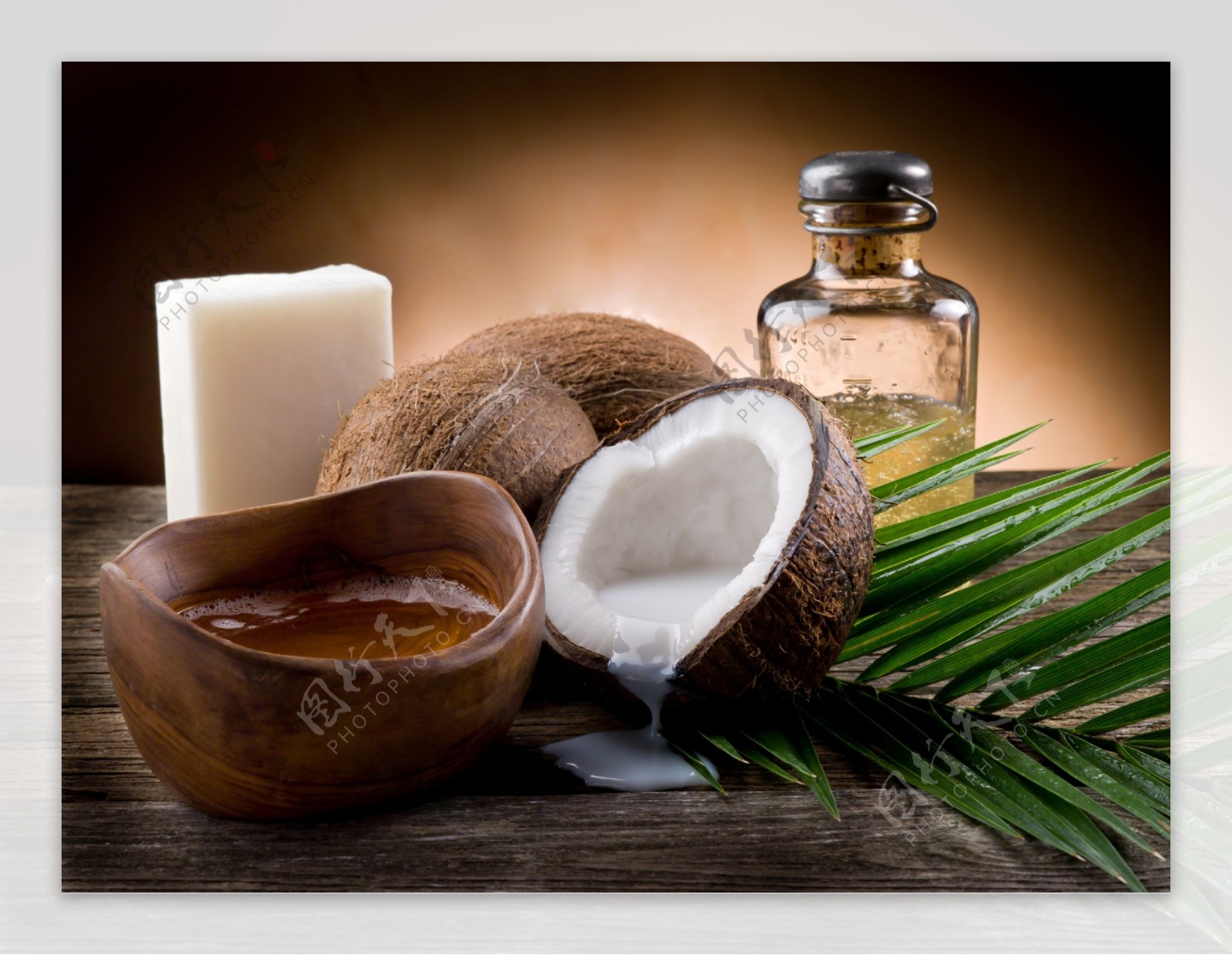 天然椰子油肥皂图片