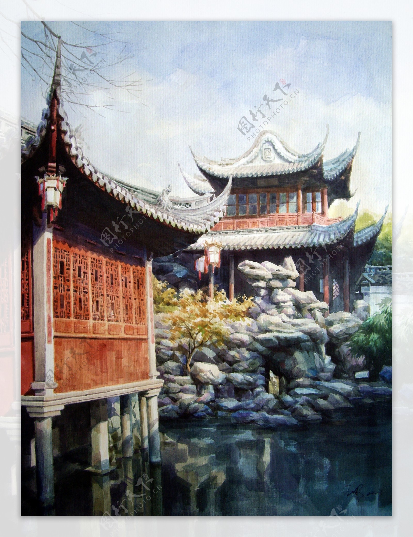 中国古典园林景观设计图片