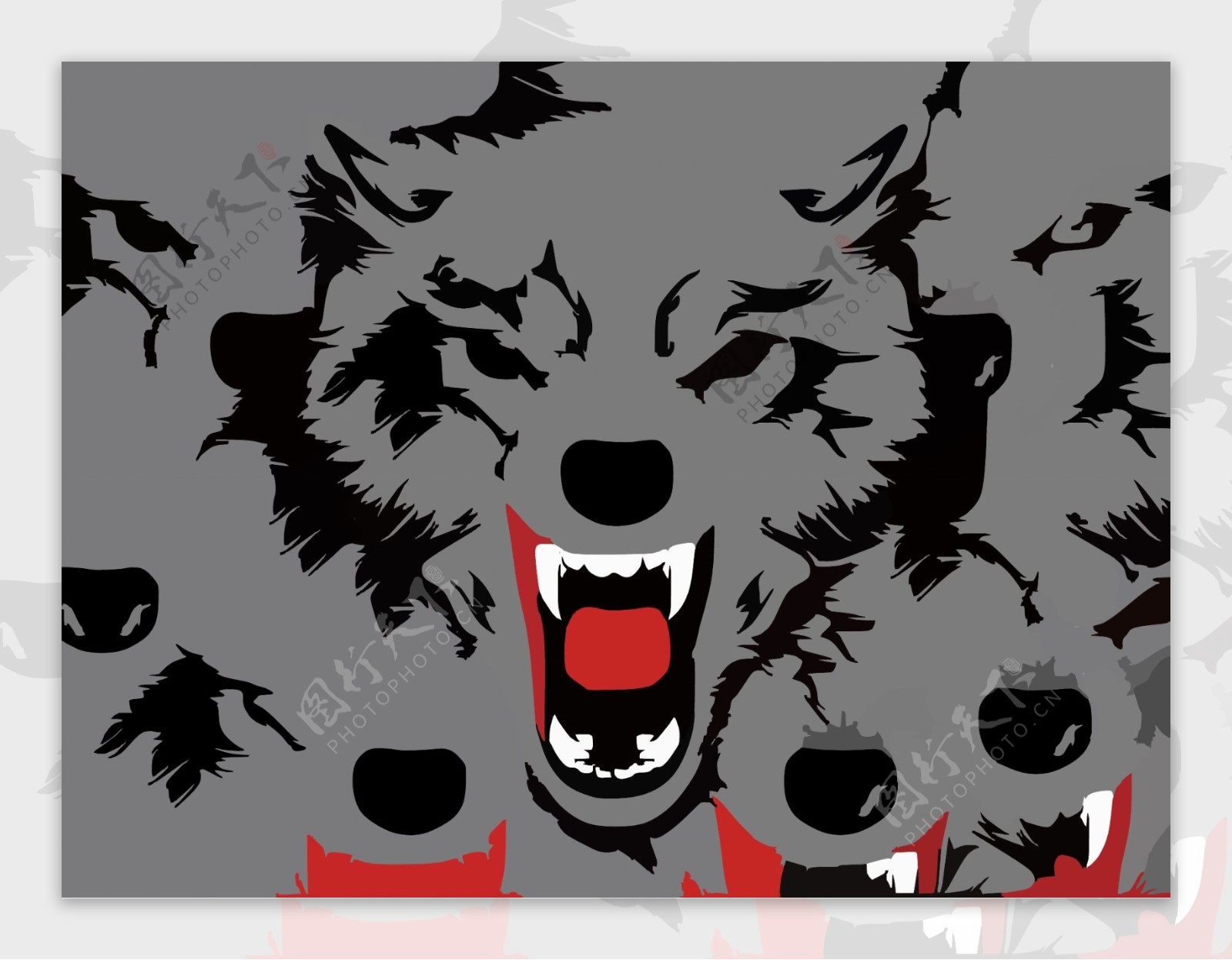 母狼HD桌面壁纸：宽屏：高清晰度：全屏