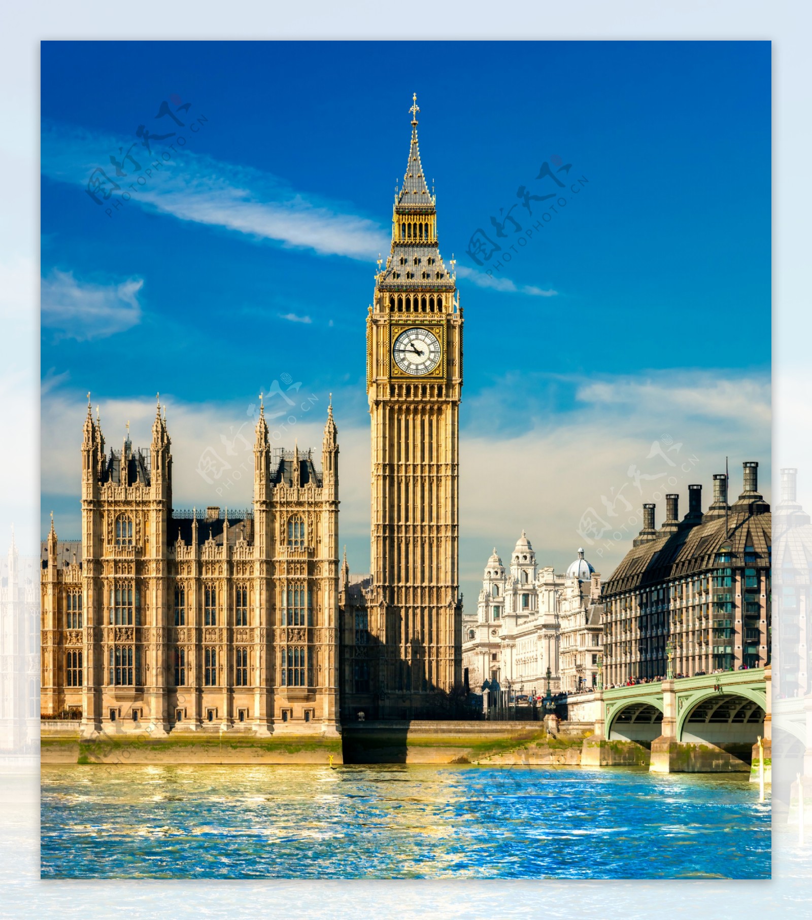 伦敦大本钟风景图片