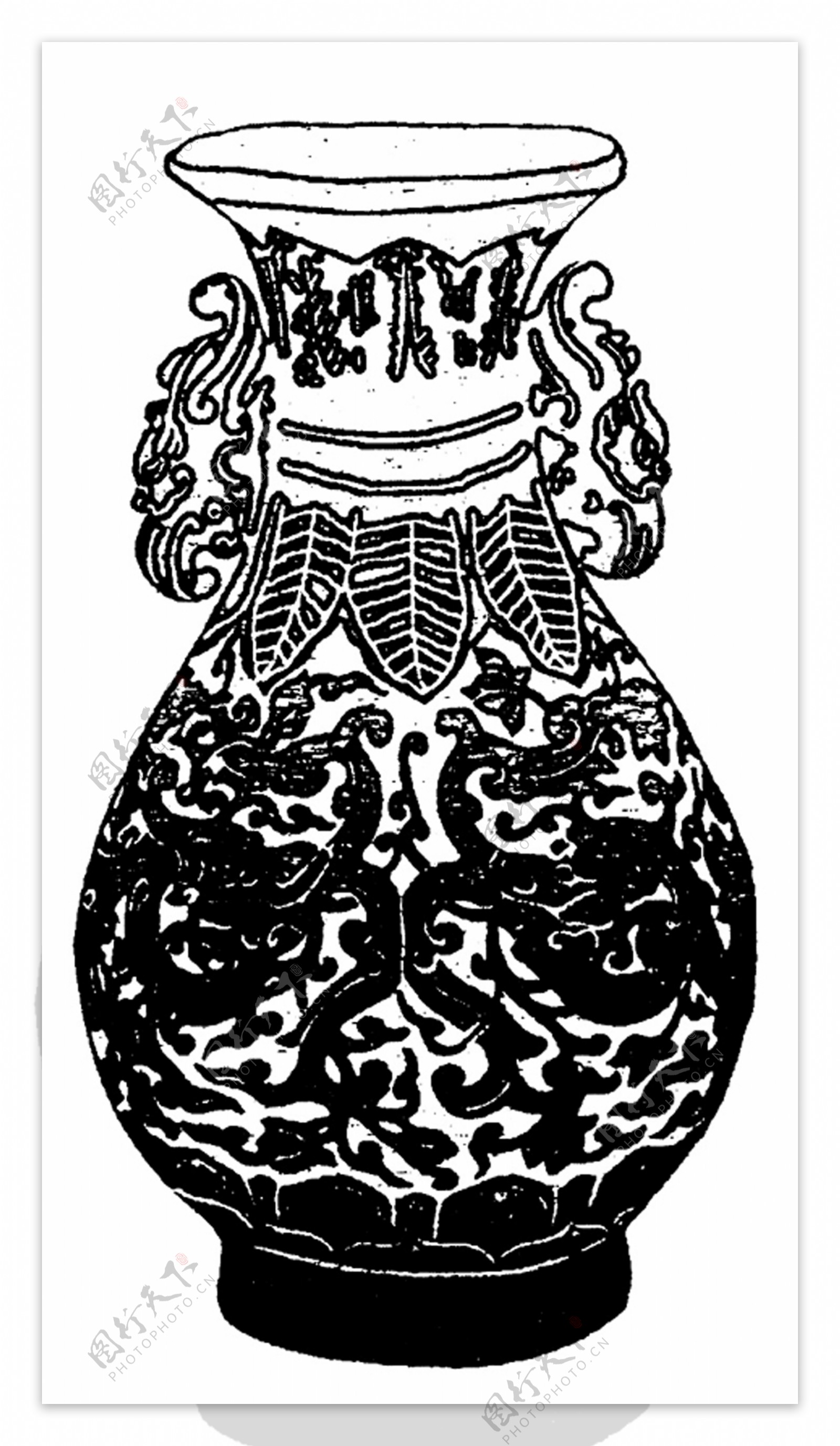 龙纹图案吉祥图案中国传统图案453
