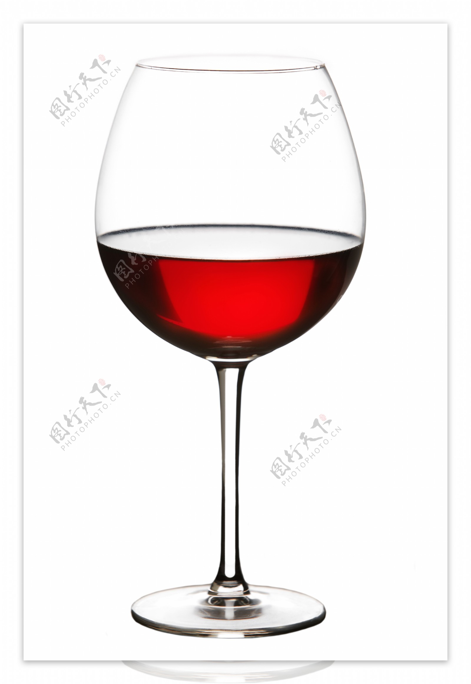 一杯葡萄红酒摄影图片