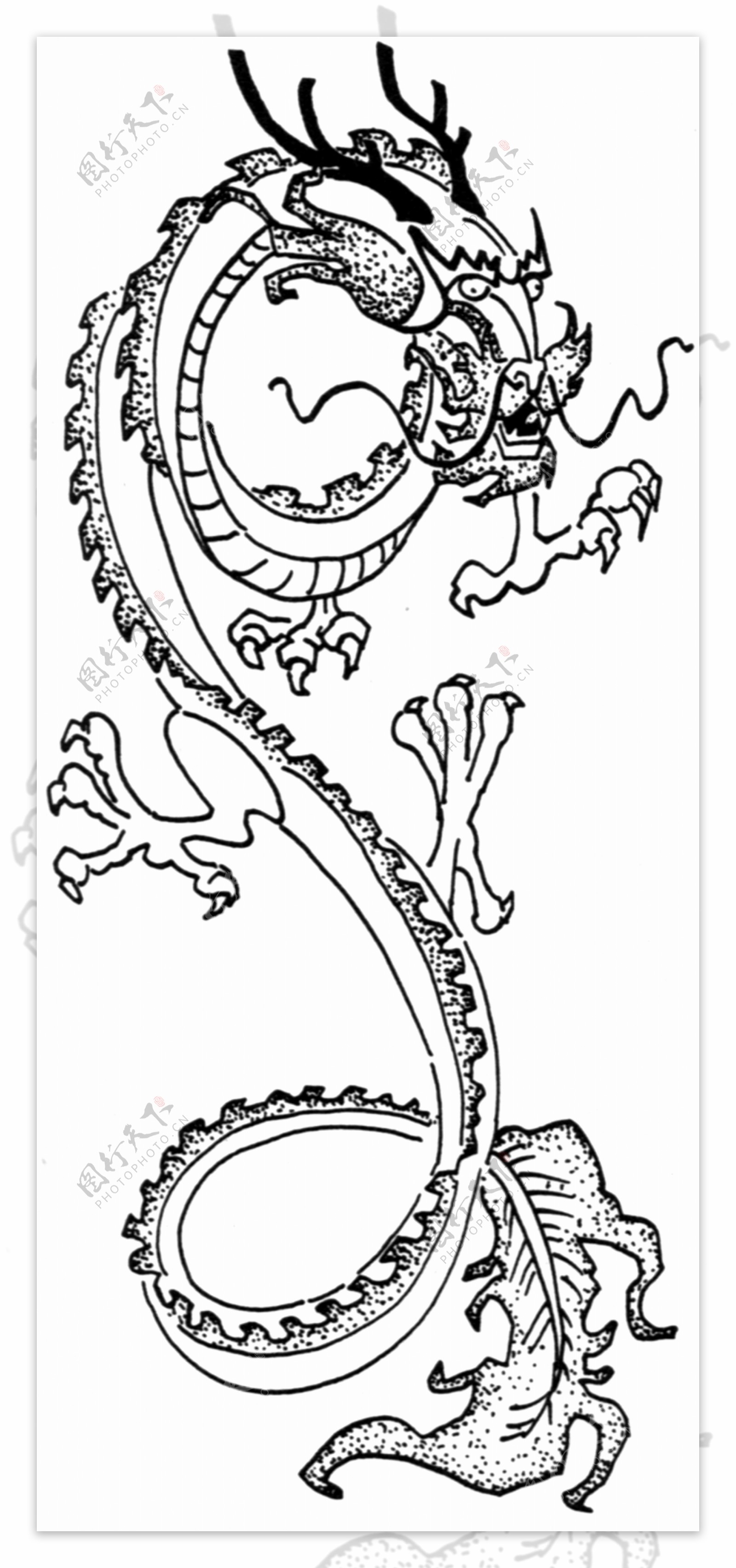 龙纹龙的图案传统图案178