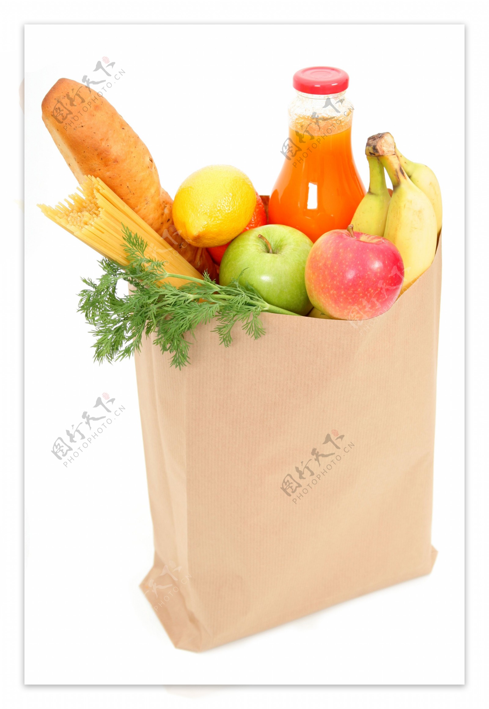 水果蔬菜购物袋图片