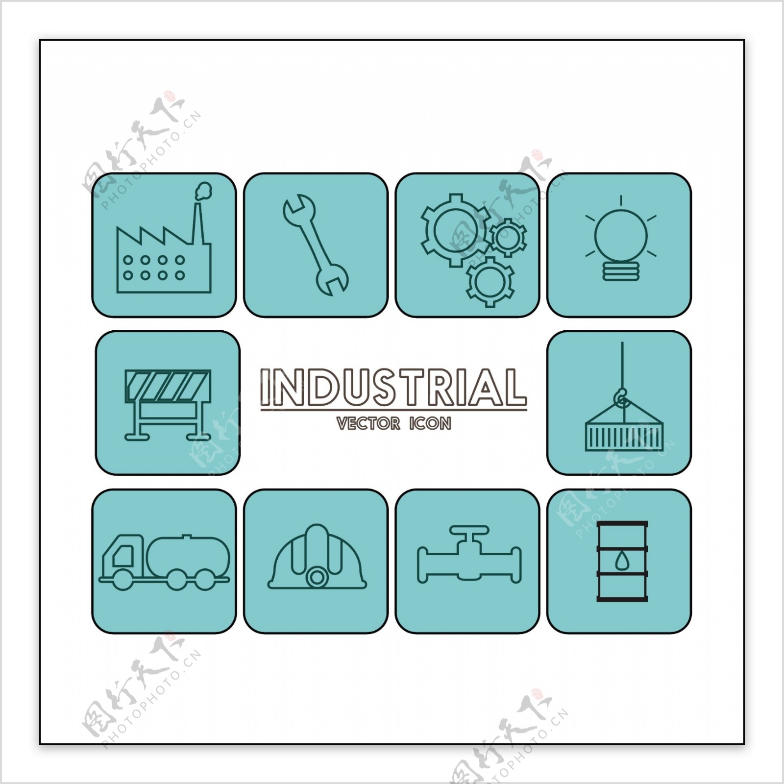 工业图标