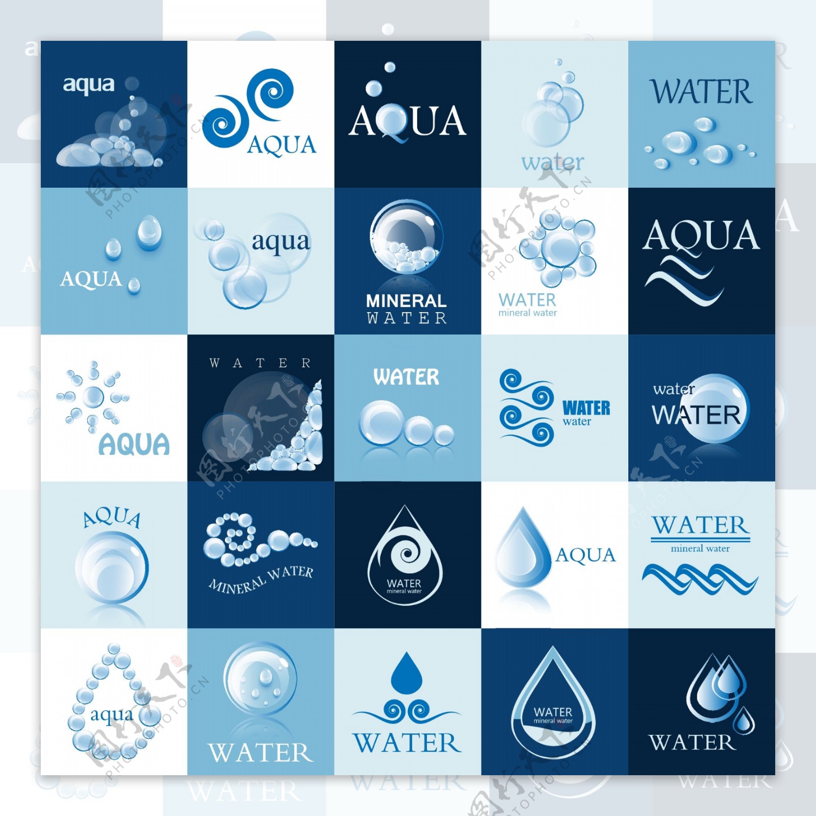 水滴logo图标