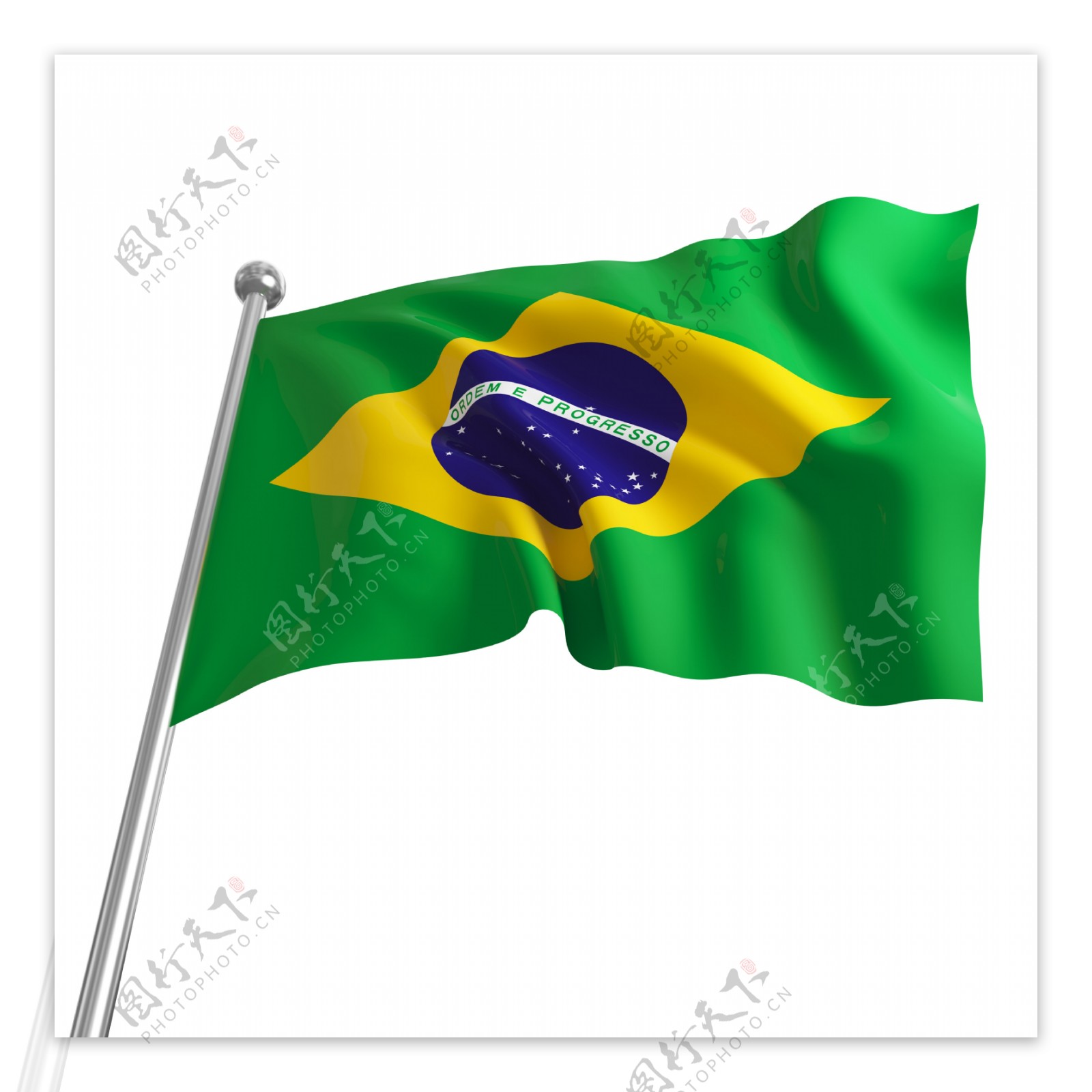 绿色世界杯标志旗帜图片